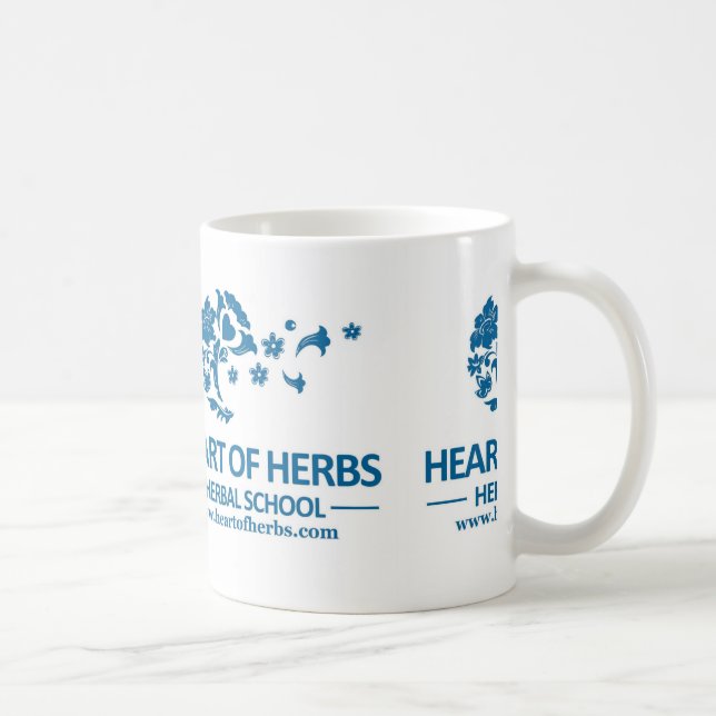 Heart of Herbs Herbal School Mug (Right)