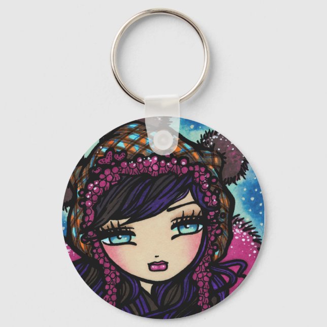 "Heart of Ice" Fairy Keychain (Front)