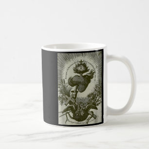 Heart Of Jesus Chalice And Sacred Antique Catholic Coffee Mug