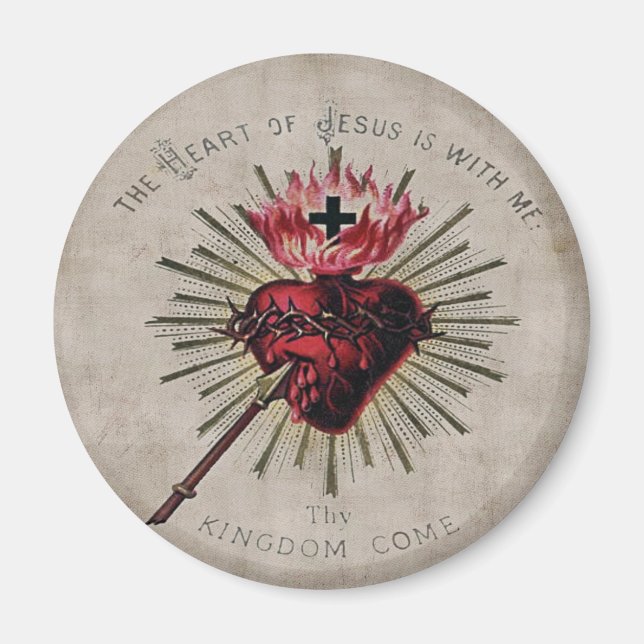 Heart Of Jesus Magnet (Front)