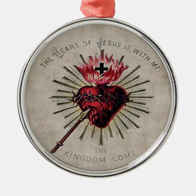Heart Of Jesus Ornament (Front)