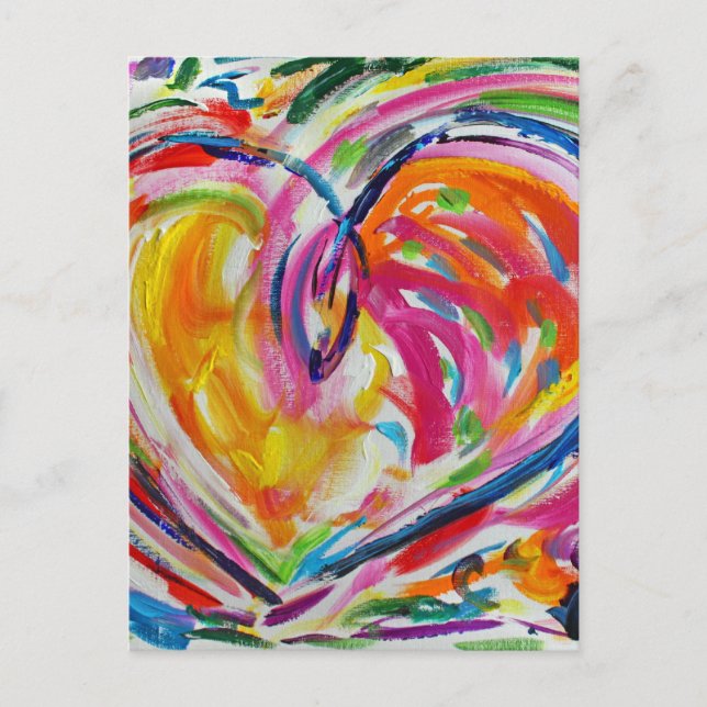 Heart of Joy Personalized Postcards (Front)