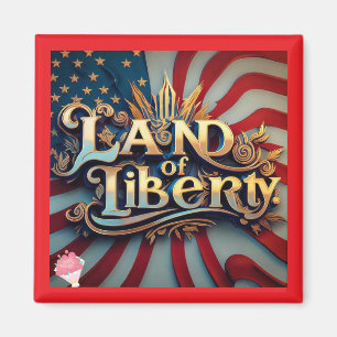 "Heart of Liberty" Magnet