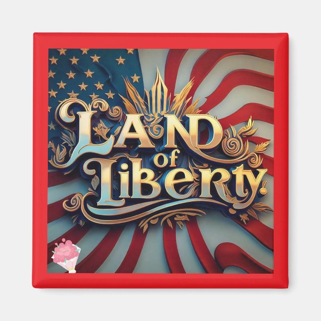 "Heart of Liberty" Magnet (Front)