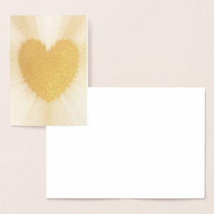 Heart of love foil card