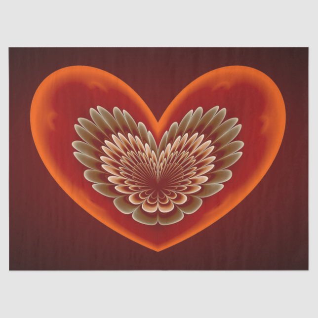 heart of love tissue paper (Front)