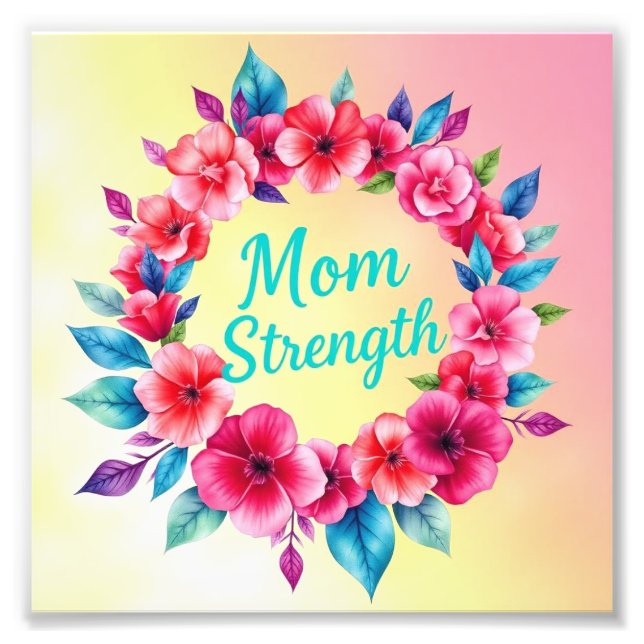 Heart of Mom’s Radiant Joy Photo Print (Front)