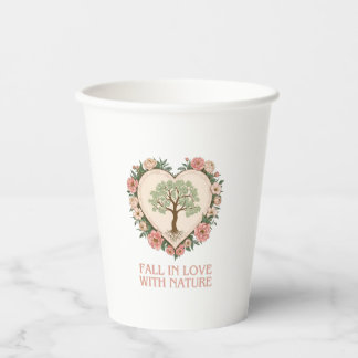 Heart of Nature’s Love Paper Cups