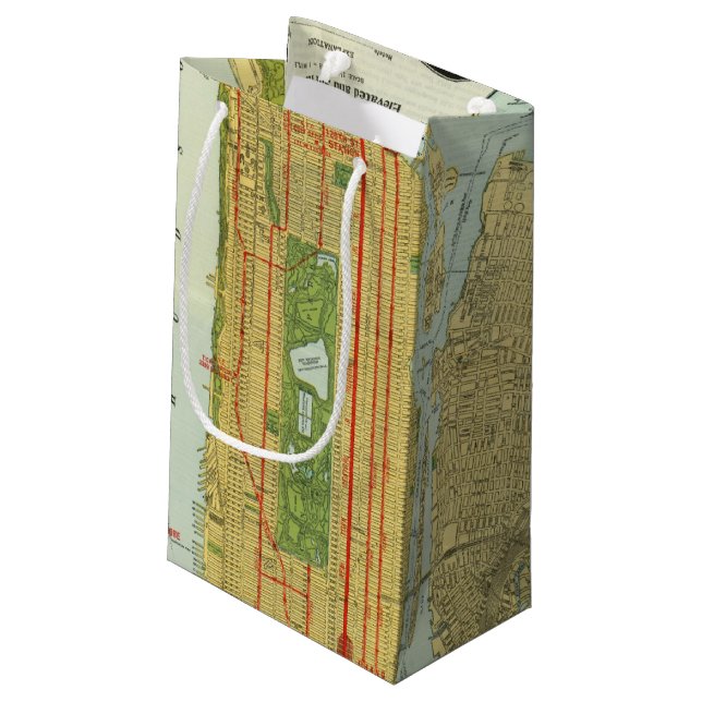 Heart of New York Small Gift Bag (Back Angled)