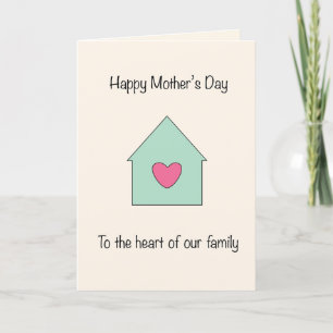 Heart of Our Family Mother's Day Holiday Card