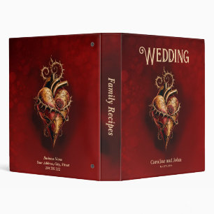 Heart of passion romance and love. binder