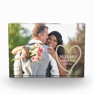 Heart of Pearls 30th Wedding Anniversary Photo