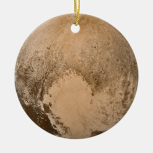 Heart of Pluto Ceramic Ornament