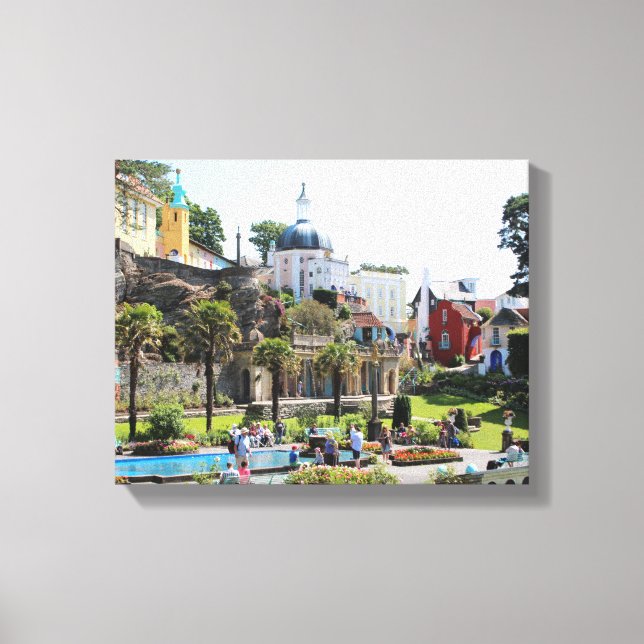 Heart Of Portmeirion Canvas Print (Front)