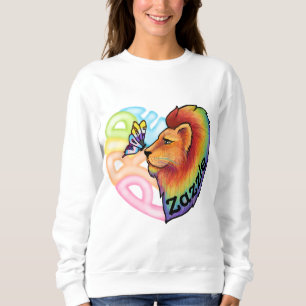 Heart of Pride: Zazzle Lion/Butterfly Celebration Sweatshirt