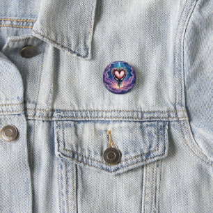 Heart of Quiet Magic 1 Inch Round Button