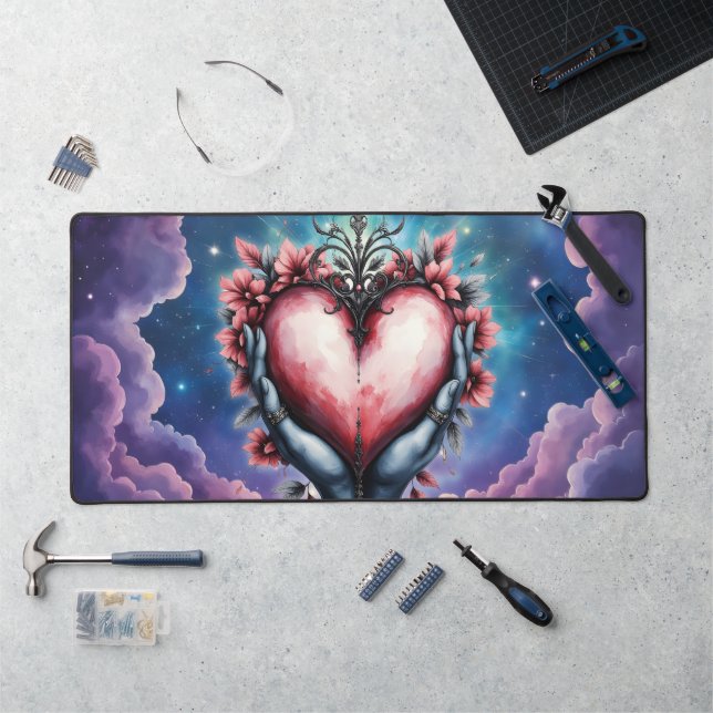 Heart of Quiet Magic Desk Mat (Workstation)