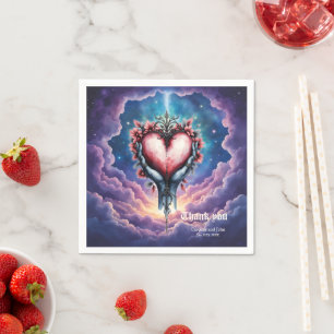 Heart of Quiet Magic.  Napkin
