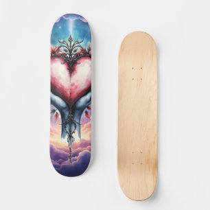Heart of Quiet Magic Skateboard