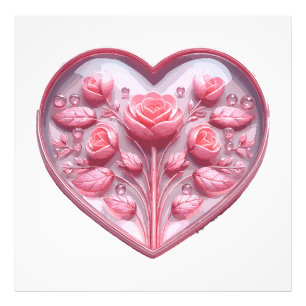 Heart Of Roses Photo Print