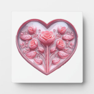 Heart Of Roses Plaque