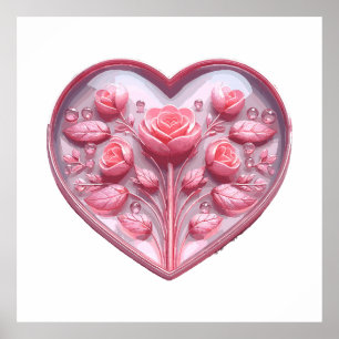Heart Of Roses Poster
