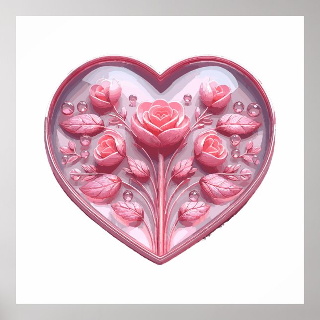 Heart Of Roses Poster (Front)
