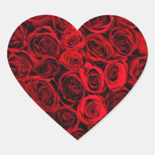 Heart of roses sticker