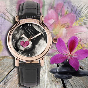"Heart of Stone" Art watch, flower, love / fashion Watch