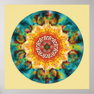 Heart of Surrender Mandala 4 Poster