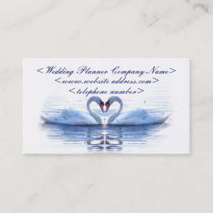 Heart of Swans Wedding Planner Business Card