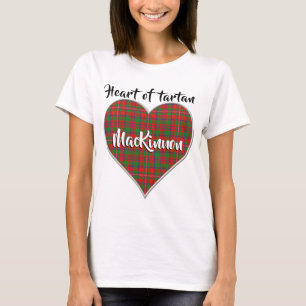 Heart of Tartan Clan MacKinnon Plaid T-Shirt