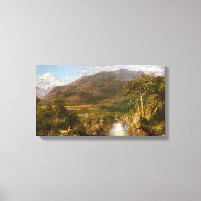 Heart of the Andes (South American Landscape) Canvas Print (Front)