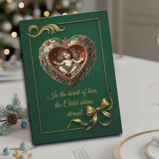 Heart of the Divine Child Folded Greeting Card