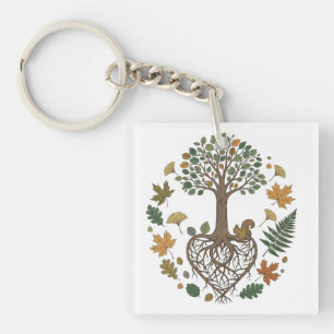 Heart of the Earth Keychain