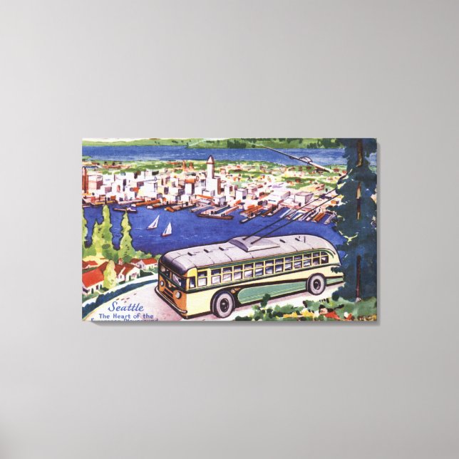 Heart of the Evergreen Playground Canvas Print (Front)