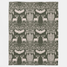 Heart of the Forest Fleece Blanket