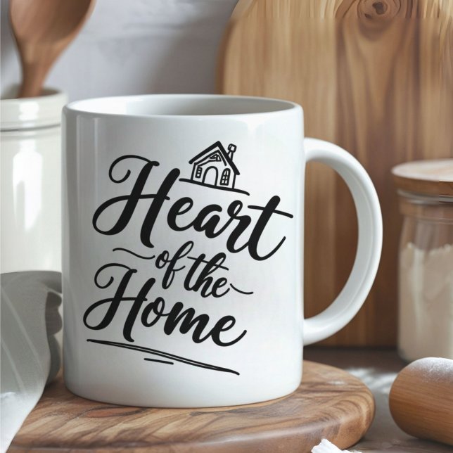 Heart of the Home | Personalized Name Mug (Creator Uploaded)