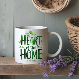 Heart of the Home Personalized Name Mug