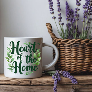 Heart of the Home | Personalized Name Mug