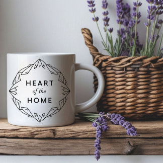 Heart of the Home | Personalized Name Mug