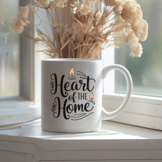 Heart of the Home | Personalized Name Mug