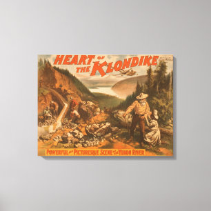 Heart of the Klondike Gold Mining Theatre Canvas Print
