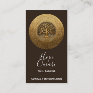 Heart of the Labyrinth   Tree of Life Design Business Card