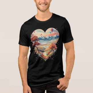 Heart of the Mountain T-Shirt – Love Meets Adventu Tri-Blend Shirt