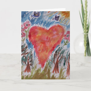 Heart of the Planet Folded Card