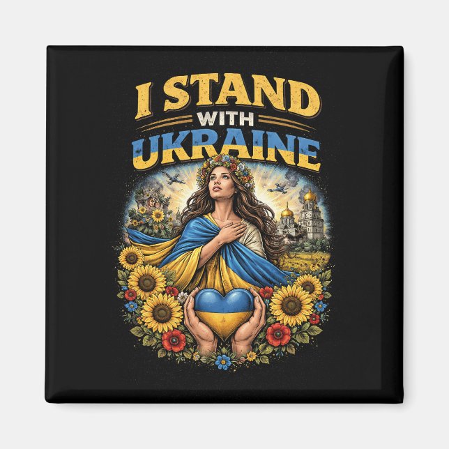 Heart of Ukraine Magnet (Front)