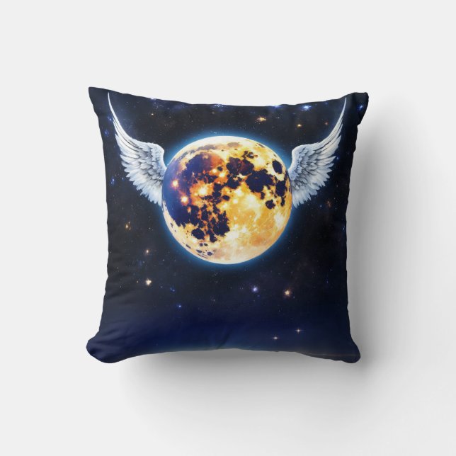 Heart of Unity: Earth Guardian Tee  Throw Pillow (Front)
