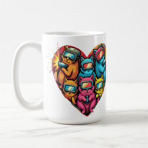 Heart of Welders – Cute Welding Cats  Coffee Mug