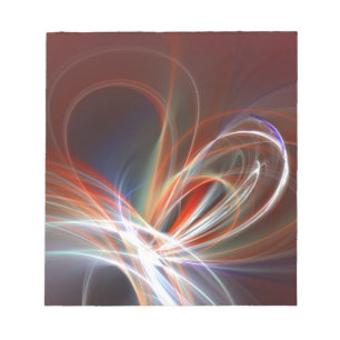 heart on fire notepad